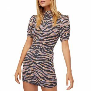 Free People Take Me Out Jacquard Dress Sz S